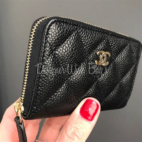 chanel mini wallet|chanel zipped wallet.